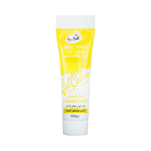 Dr.Gusto Lemon Yellow Colour Gel - 100gms