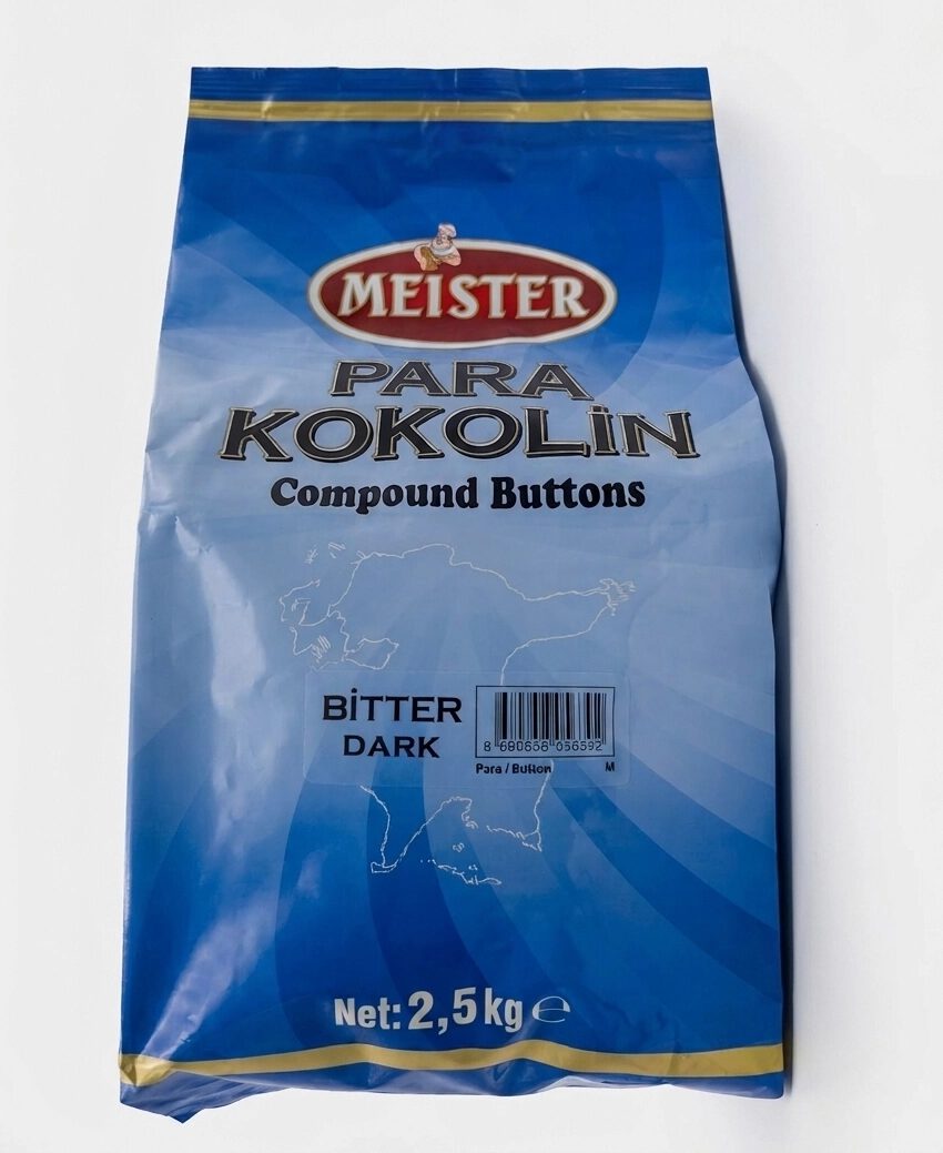 Dark Chocolate Compound Buttons - 2.5Kg