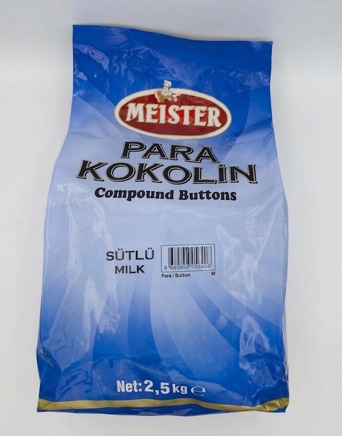 Meister Milk Chocolate Compound Buttons - 2.5Kg