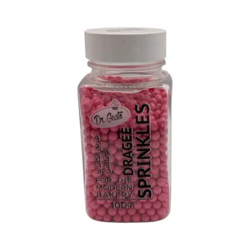 Pink Sugar Sprinkles 4mm 100g