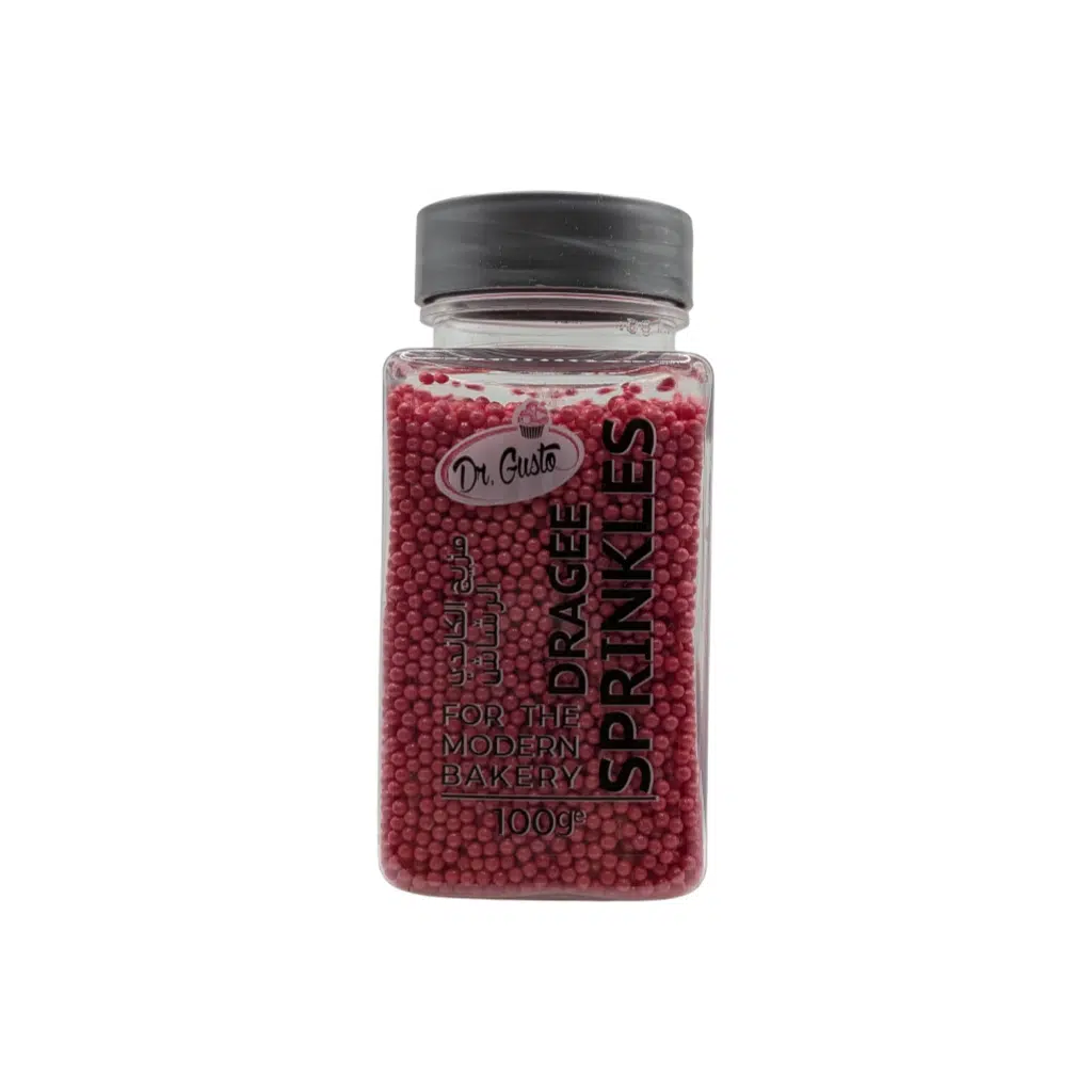 Red Sugar Sprinkles 2mm 100g