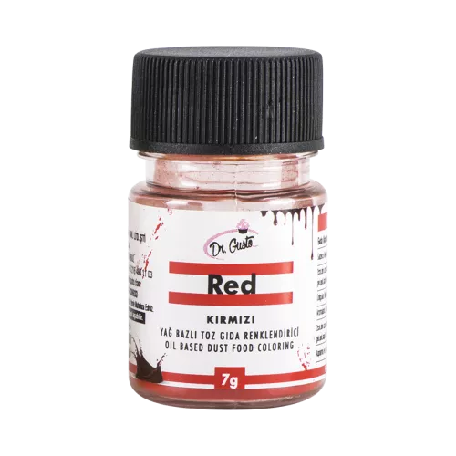 Dr.Gusto Red Oil Based Dust Food Colour - 7gms